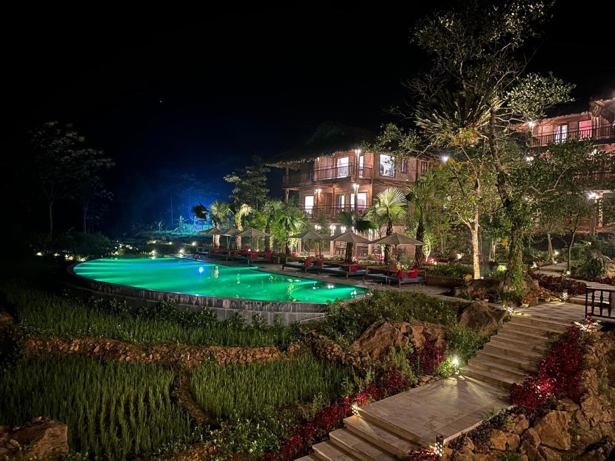 Amigo Pu Luong Otel Lang Bang Dış mekan fotoğraf